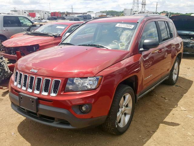 1C4NJDBB6GD551450 - 2016 JEEP COMPASS SP RED photo 2