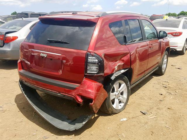 1C4NJDBB6GD551450 - 2016 JEEP COMPASS SP RED photo 4