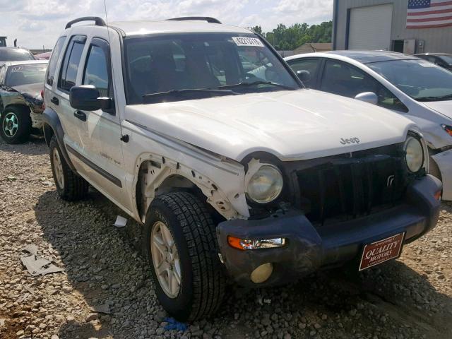 1J4GL48K33W513421 - 2003 JEEP LIBERTY SP WHITE photo 1