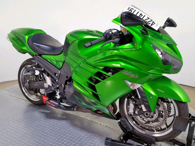 JKBZXNE10CA002157 - 2012 KAWASAKI ZX1400 EC GREEN photo 2