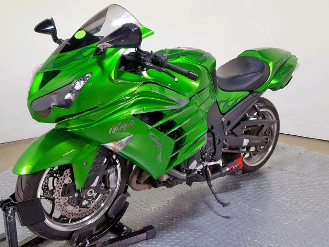 JKBZXNE10CA002157 - 2012 KAWASAKI ZX1400 EC GREEN photo 4