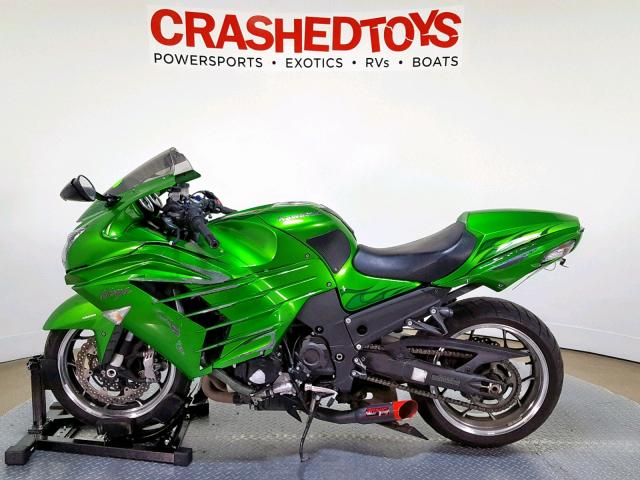 JKBZXNE10CA002157 - 2012 KAWASAKI ZX1400 EC GREEN photo 5