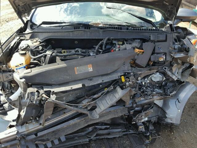 1FA6P0G76E5383094 - 2014 FORD FUSION S GRAY photo 7