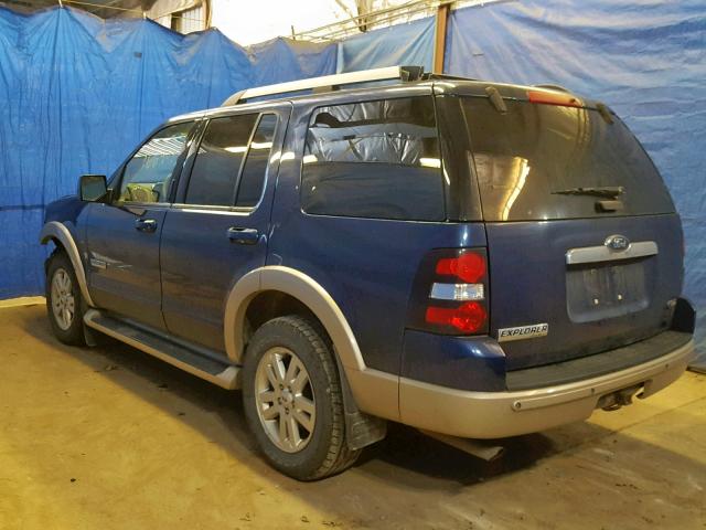 1FMEU74E36UB24494 - 2006 FORD EXPLORER E BLUE photo 3