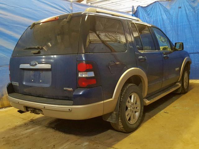 1FMEU74E36UB24494 - 2006 FORD EXPLORER E BLUE photo 4