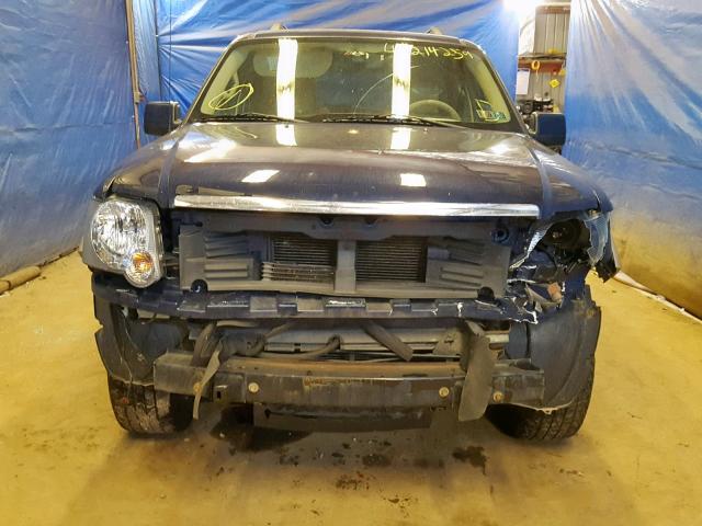 1FMEU74E36UB24494 - 2006 FORD EXPLORER E BLUE photo 9