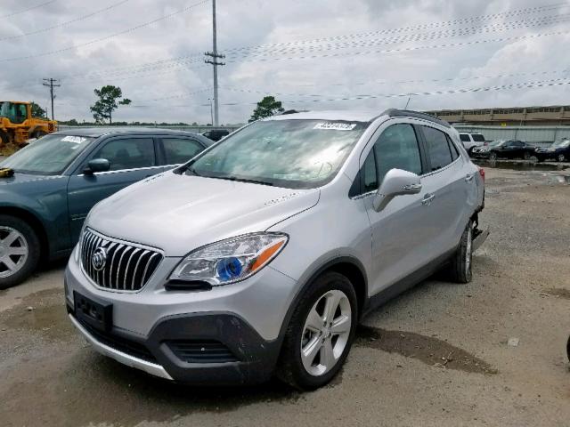 KL4CJASB5GB543397 - 2016 BUICK ENCORE SILVER photo 2