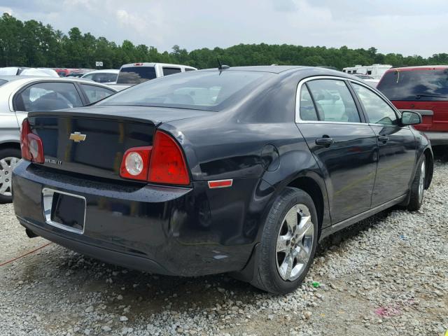 1G1ZC5EB7AF315794 - 2010 CHEVROLET MALIBU 1LT BLACK photo 4