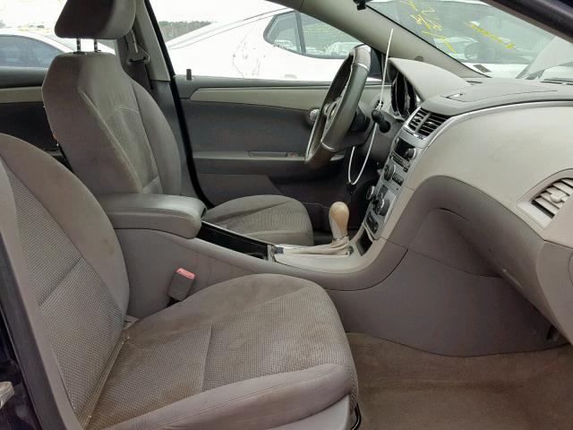 1G1ZC5EB7AF315794 - 2010 CHEVROLET MALIBU 1LT BLACK photo 5