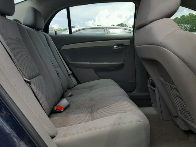 1G1ZC5EB7AF315794 - 2010 CHEVROLET MALIBU 1LT BLACK photo 6