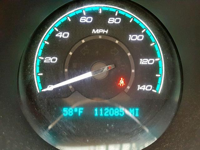 1G1ZC5EB7AF315794 - 2010 CHEVROLET MALIBU 1LT BLACK photo 8