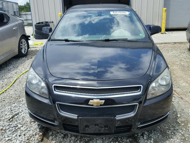 1G1ZC5EB7AF315794 - 2010 CHEVROLET MALIBU 1LT BLACK photo 9
