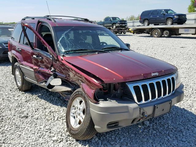 1J4GW58S8XC572386 - 1999 JEEP GRAND CHER MAROON photo 1