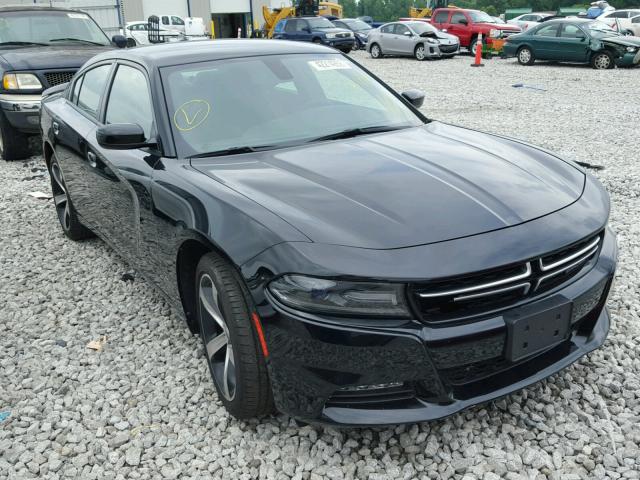 2C3CDXHG9HH566021 - 2017 DODGE CHARGER SX BLACK photo 1