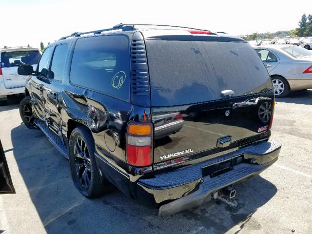 1GKFK66U86J157865 - 2006 GMC YUKON XL D BLACK photo 3