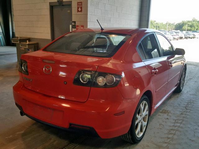 JM1BK323471653723 - 2007 MAZDA 3 S RED photo 4