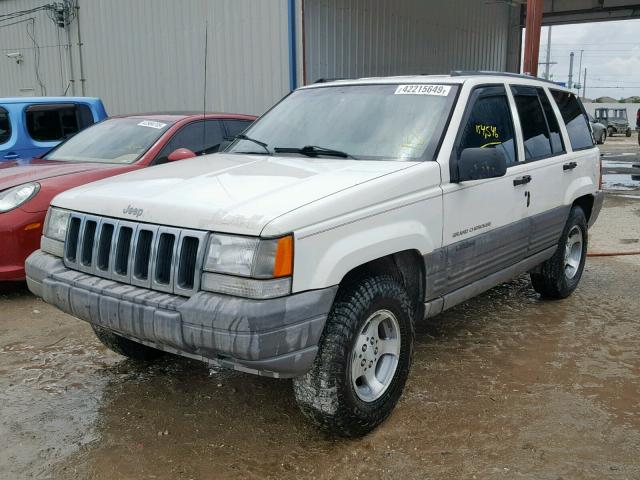 1J4FX58S2VC616680 - 1997 JEEP GRAND CHER WHITE photo 2