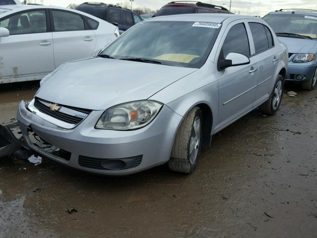 1G1AD5F59A7172148 - 2010 CHEVROLET COBALT 1LT SILVER photo 2