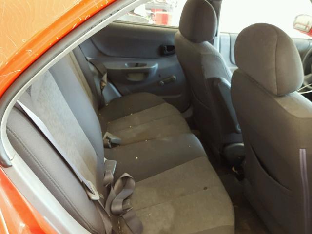 KMHCG45C35U610120 - 2005 HYUNDAI ACCENT GL RED photo 6