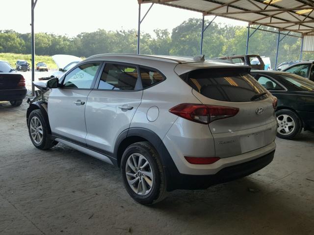 KM8J33A43JU666984 - 2018 HYUNDAI TUCSON LIM SILVER photo 3