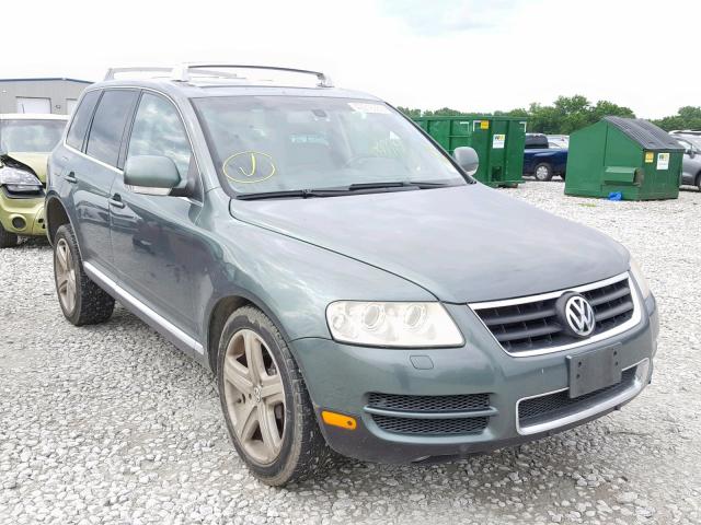 WVGCM77L04D075527 - 2004 VOLKSWAGEN TOUAREG 4. GREEN photo 1