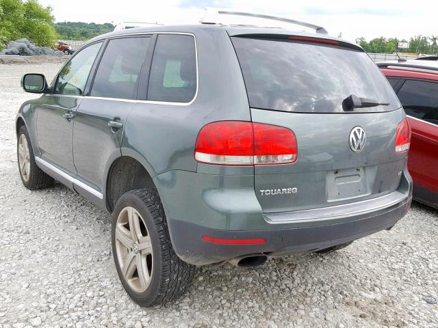 WVGCM77L04D075527 - 2004 VOLKSWAGEN TOUAREG 4. GREEN photo 3