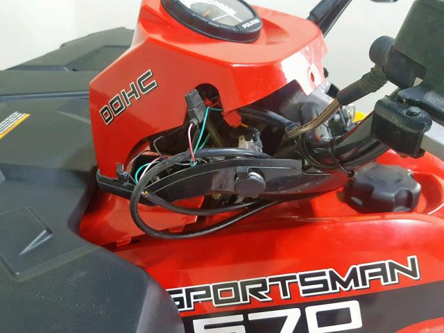 4XAMH57A0EA580283 - 2014 POLARIS SPORTSMAN RED photo 13