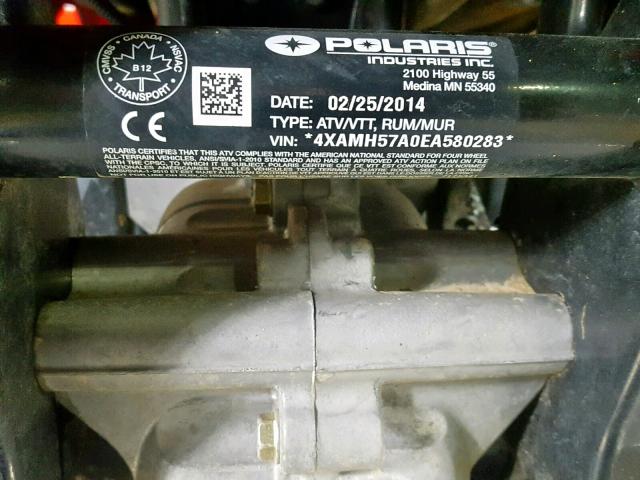 4XAMH57A0EA580283 - 2014 POLARIS SPORTSMAN RED photo 19