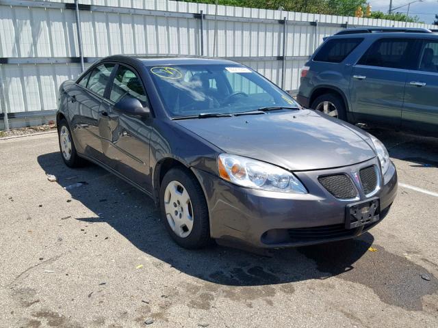 1G2ZF55B764291485 - 2006 PONTIAC G6 SE GRAY photo 1