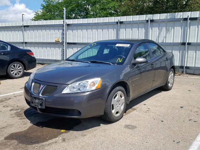 1G2ZF55B764291485 - 2006 PONTIAC G6 SE GRAY photo 2