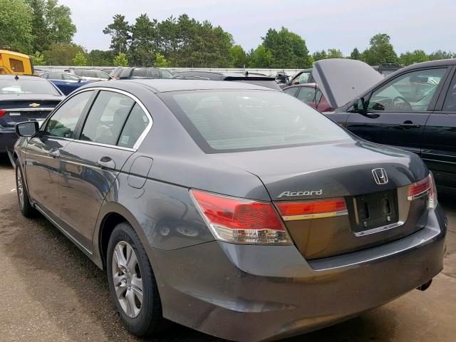 1HGCP2F42CA035556 - 2012 HONDA ACCORD LXP GRAY photo 3