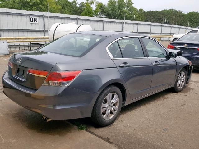 1HGCP2F42CA035556 - 2012 HONDA ACCORD LXP GRAY photo 4