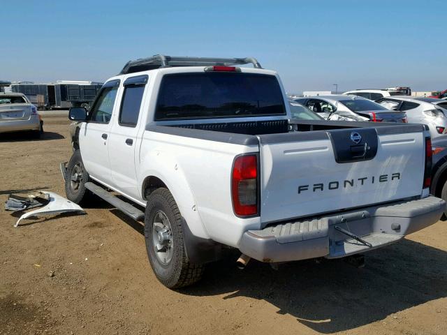 1N6ED27T14C461702 - 2004 NISSAN FRONTIER C WHITE photo 3