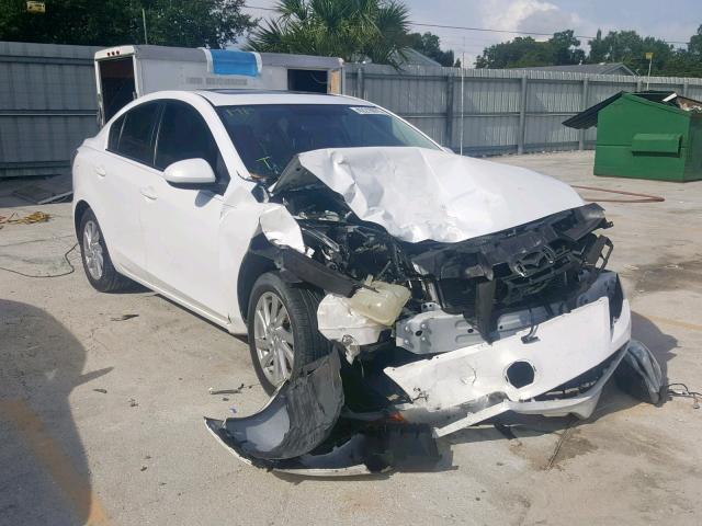 JM1BL1W76C1638746 - 2012 MAZDA 3 I WHITE photo 1