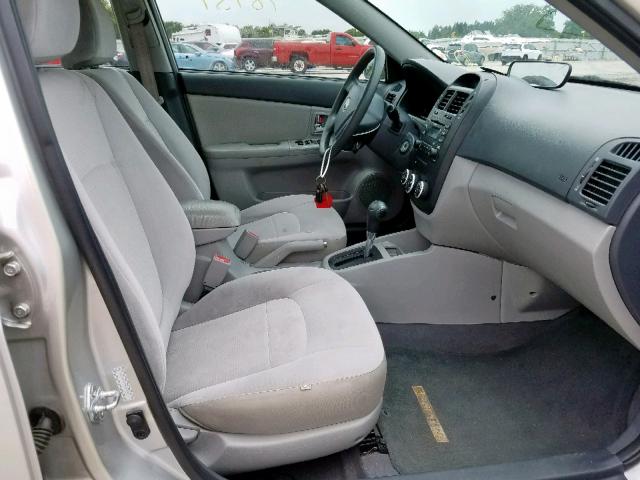 KNAFE221195631253 - 2009 KIA SPECTRA EX SILVER photo 5