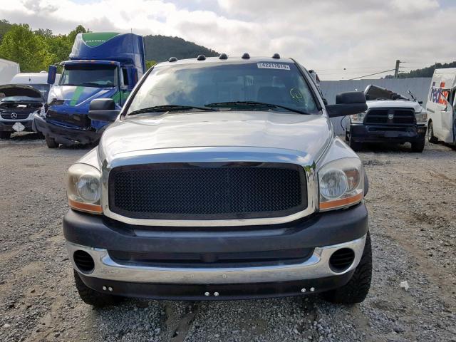 1D7KS28D66J150807 - 2006 DODGE RAM 2500 S GRAY photo 9