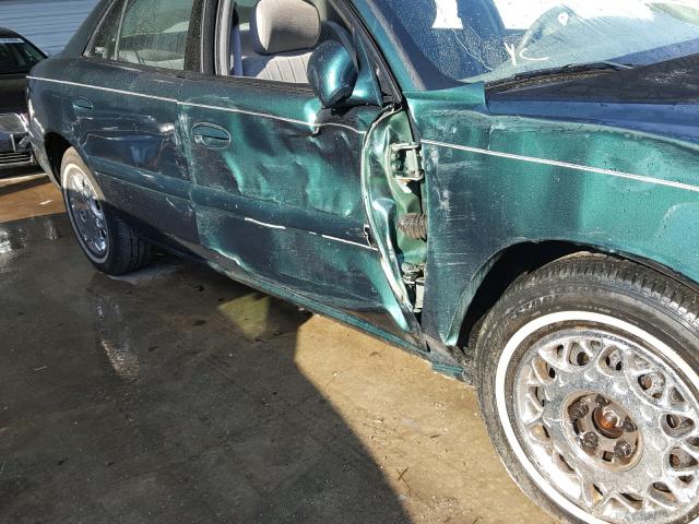 2G4WS52J911332186 - 2001 BUICK CENTURY CU GREEN photo 9