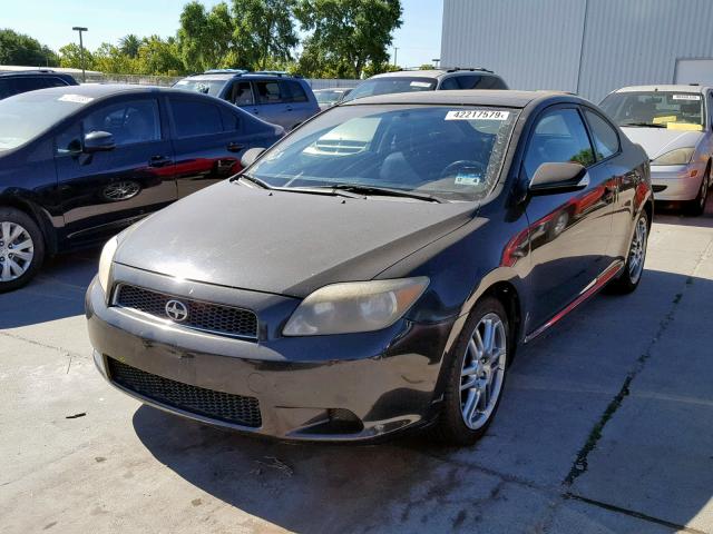 JTKDE167950029655 - 2005 TOYOTA SCION TC შავი ფოტო 2
