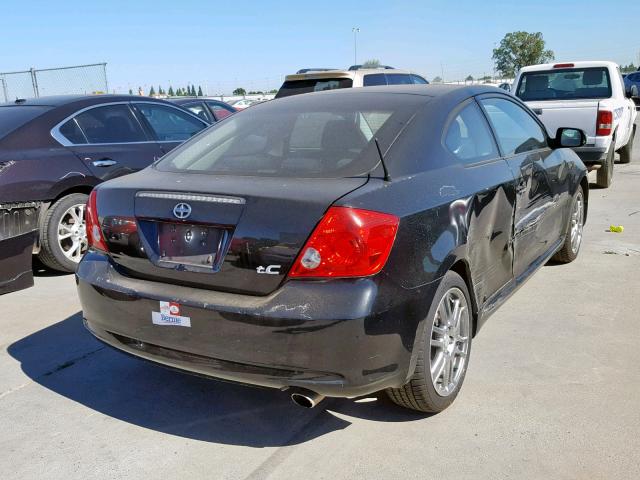 JTKDE167950029655 - 2005 TOYOTA SCION TC შავი ფოტო 4