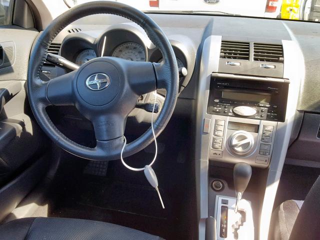 JTKDE167950029655 - 2005 TOYOTA SCION TC შავი ფოტო 9
