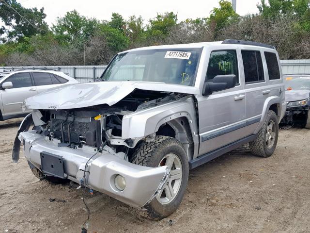 1J8HG48K39C556514 - 2009 JEEP COMMANDER GRAY photo 2