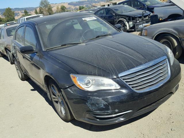 1C3CCBAB4CN318392 - 2012 CHRYSLER 200 LX BLACK photo 1