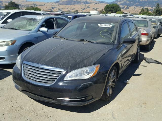 1C3CCBAB4CN318392 - 2012 CHRYSLER 200 LX BLACK photo 2