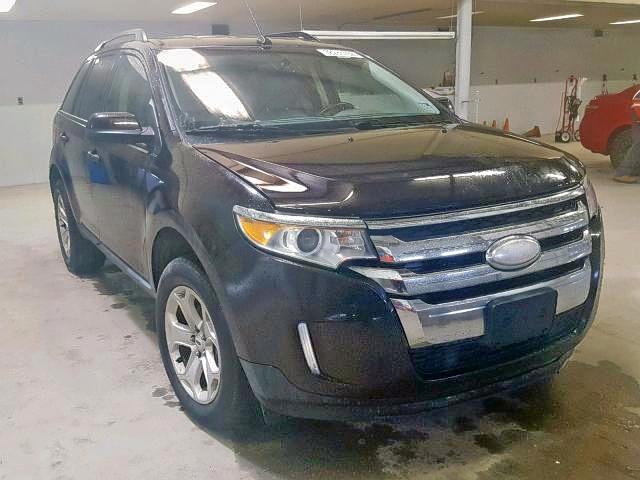 2FMDK3JC1DBA72461 - 2013 FORD EDGE SEL BLACK photo 1