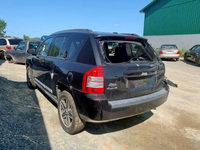 1J4FF47B39D248900 - 2009 JEEP COMPASS SP შავი ფოტო 3