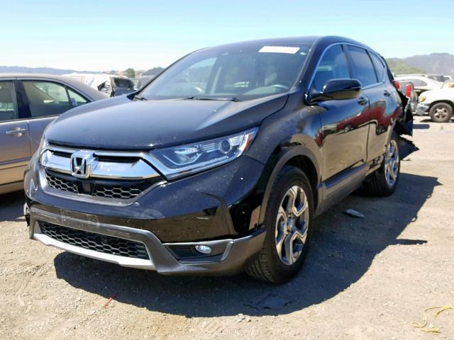 7FARW1H80HE038691 - 2017 HONDA CR-V EXL BLACK photo 2