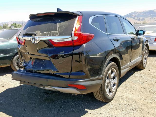 7FARW1H80HE038691 - 2017 HONDA CR-V EXL BLACK photo 4