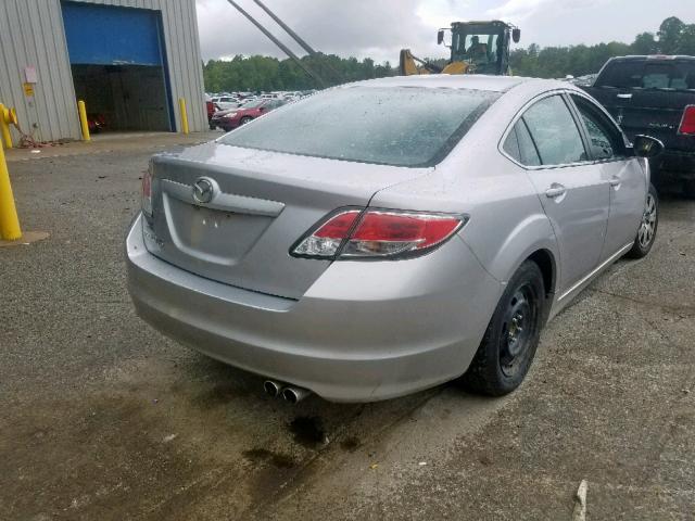 1YVHZ8BH6B5M26012 - 2011 MAZDA 6 I SILVER photo 4