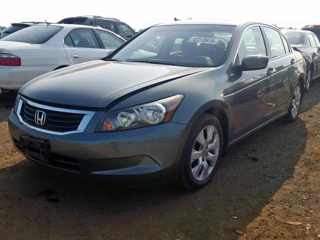 1HGCP26889A137634 - 2009 HONDA ACCORD EXL GREEN photo 2