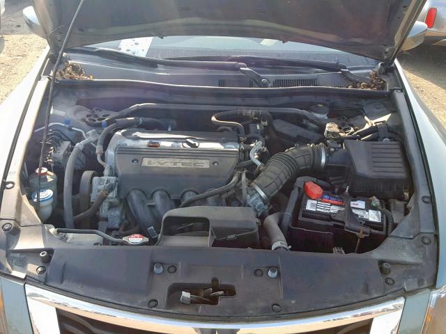 1HGCP26889A137634 - 2009 HONDA ACCORD EXL GREEN photo 7